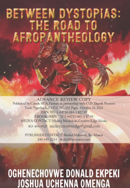 book cover for Between Dystopias: The Road to Afropantheology