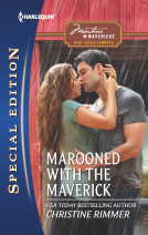 book cover for Marooned with the Maverick