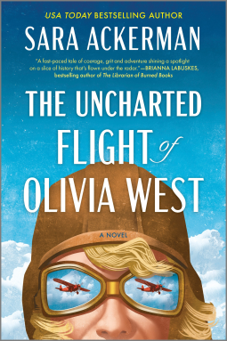book cover for The Uncharted Flight of Olivia West