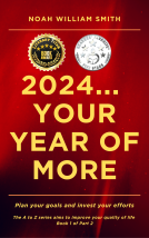 book cover for 2024… Your Year of More: Plan your goals and invest your efforts