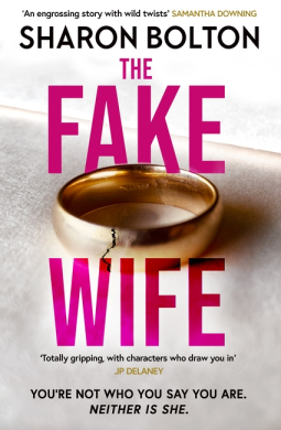 book cover for The Fake Wife