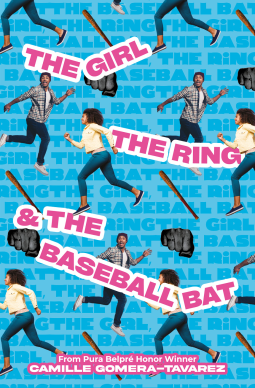 book cover for The Girl, the Ring, & the Baseball Bat