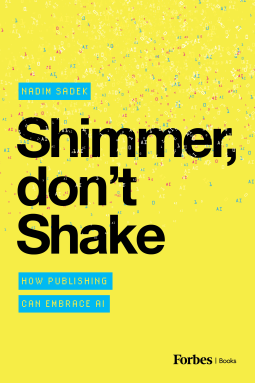 book cover for Shimmer, don't Shake