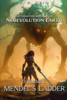 book cover for Mendel's Ladder: A Grimdark Scifi Epic
