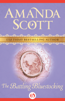 book cover for The Battling Bluestocking