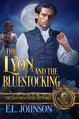 book cover for The Lyon and the Bluestocking