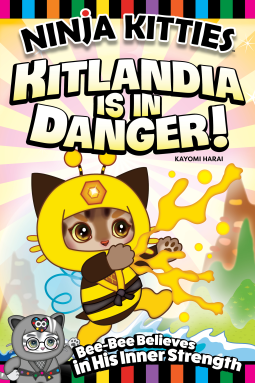 book cover for Ninja Kitties Kitlandia is in Danger!