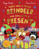 book cover for There Was a Young Reindeer Who Swallowed a Present