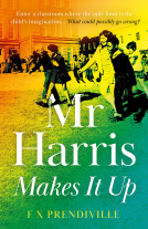 book cover for Mr Harris Makes It Up