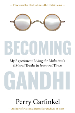book cover for Becoming Gandhi