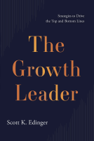 book cover for The Growth Leader