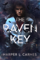book cover for The Raven Key
