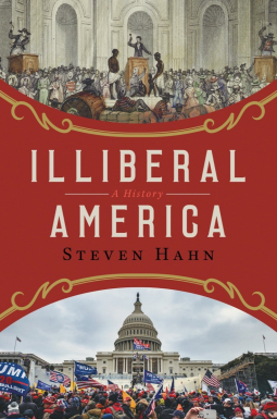 book cover for Illiberal America