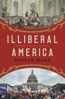 book cover for Illiberal America