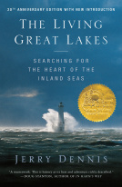 book cover for The Living Great Lakes