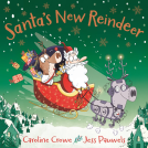 book cover for Santa's New Reindeer