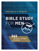 book cover for The Daily 5-Minute Bible Study for Men
