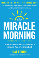 book cover for The Miracle Morning (Updated and Expanded Edition)