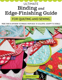book cover for Ultimate Binding and Edge-Finishing Guide for Quilting and Sewing