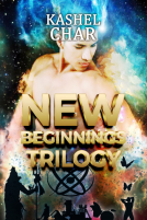 book cover for New Beginnings Trilogy: M/M Sci-Fi Fantasy Mashup