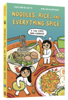 book cover for Noodles, Rice, and Everything Spice