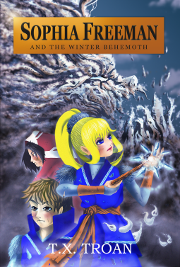 book cover for Sophia Freeman and the Winter Behemoth