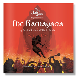 book cover for The Ramayana