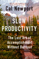 book cover for Slow Productivity