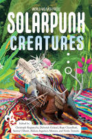 book cover for Solarpunk Creatures