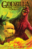 book cover for Godzilla: Here There Be Dragons