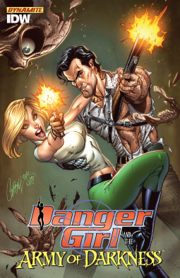 book cover for Danger Girl and the Army of Darkness TP