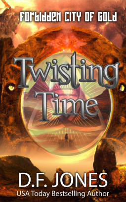 book cover for Twisting Time Forbidden City of Gold