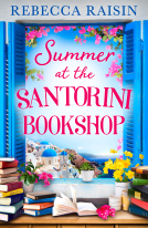 book cover for Summer at the Santorini Bookshop