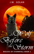 book cover for A Wolf Before the Storm
