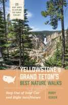 book cover for Yellowstone and Grand Teton's Best Nature Walks