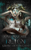 Buchcover für Long may she reign – Krone des Blutes