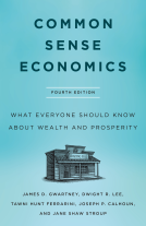 book cover for Common Sense Economics