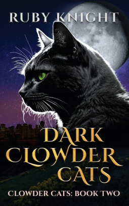 book cover for Dark Clowder Cats