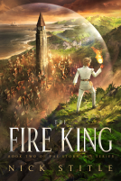 book cover for The Fire King