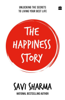 book cover for The Happiness Story
