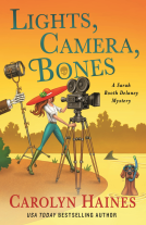 book cover for Lights, Camera, Bones