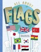 book cover for All About Flags!