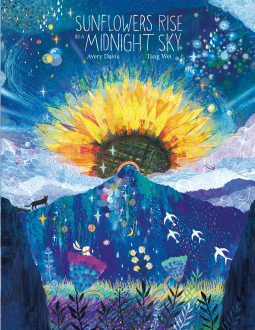 book cover for Sunflowers Rise in a Midnight Sky