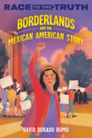 book cover for Borderlands and the Mexican American Story