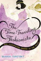 book cover for The Time-Traveling Fashionista and Cleopatra, Queen of the Nile