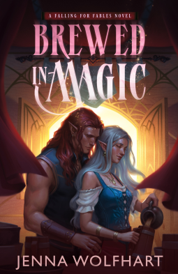 book cover for Brewed in Magic
