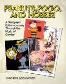 book cover for Peanuts, Pogo, and Hobbes