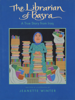 book cover for The Librarian of Basra