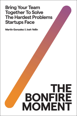book cover for The Bonfire Moment