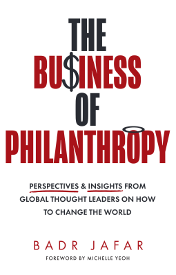 book cover for The Business of Philanthropy